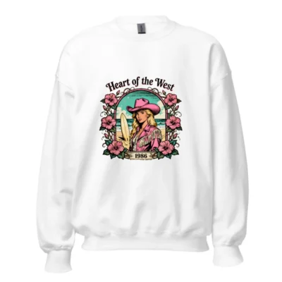 Heart of the West 1986 Graphic Sweatshirt - Unisex Crewneck