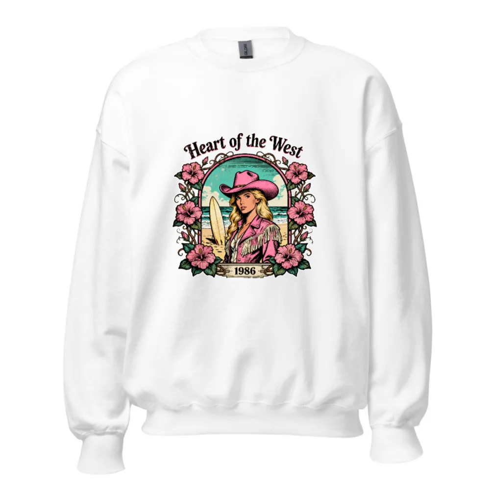 Heart of the West 1986 Graphic Sweatshirt - Unisex Crewneck