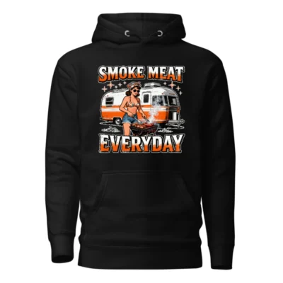 Smoke Meat Everyday Hoodie – Unisex Premium Pullover for BBQ Lovers