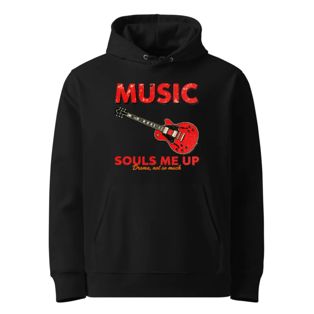 Music Souls Me Up Hoodie – Unisex Eco-Friendly Pullover