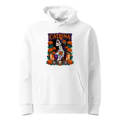 Catrina Day of the Dead Hoodie - Unisex Eco-Friendly Pullover