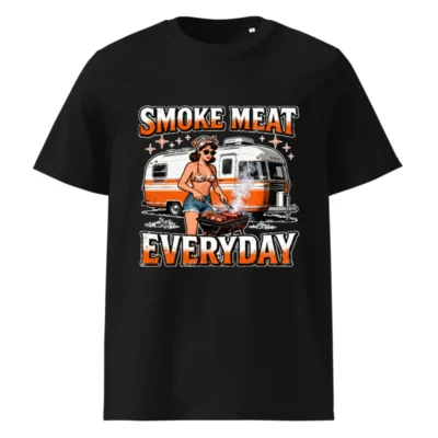 Smoke Meat Everyday T-Shirt – Unisex Organic Cotton Graphic Tee