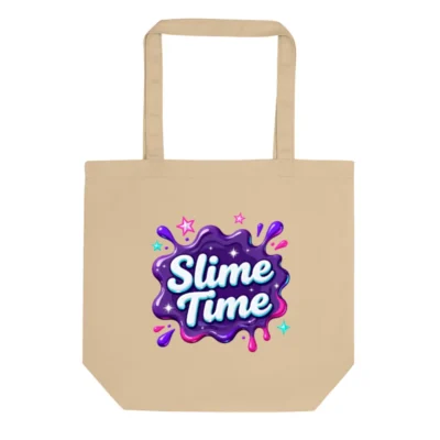 Slime Time Eco Tote Bag – Reusable Cotton Shopping Bag
