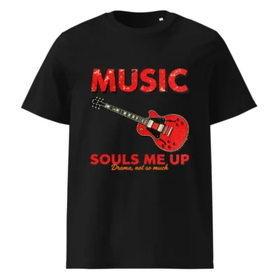 Music Souls Me Up T-Shirt – Unisex Organic Cotton Graphic Tee