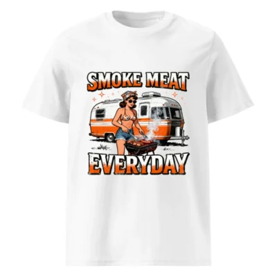 Smoke Meat Everyday T-Shirt – Unisex Organic Cotton Graphic Tee