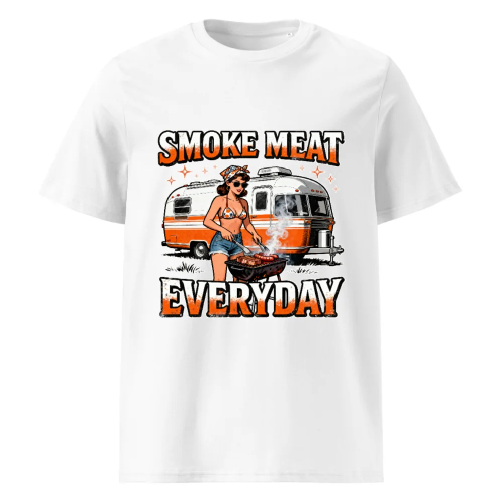 Smoke Meat Everyday T-Shirt – Unisex Organic Cotton Graphic Tee