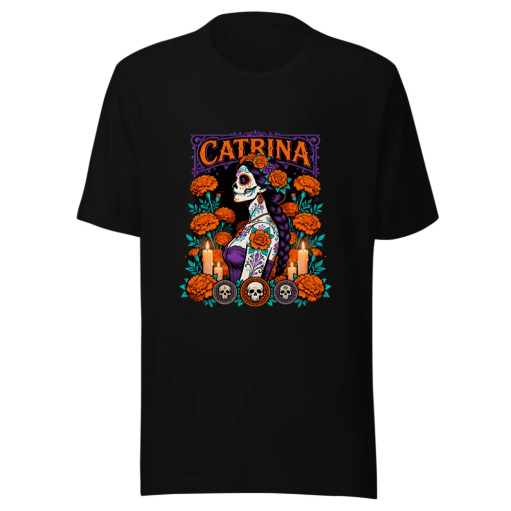 Catrina Day of the Dead T-Shirt – Unisex Graphic Tee