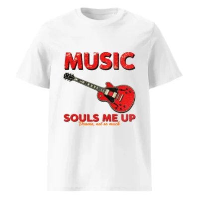Music Souls Me Up T-Shirt – Unisex Organic Cotton Graphic Tee