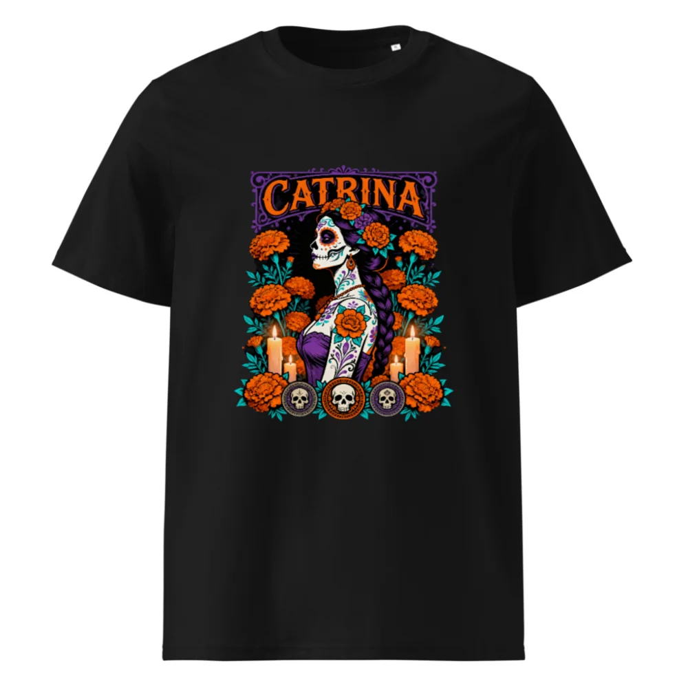 Catrina Day of the Dead T-Shirt – Unisex Organic Cotton Tee