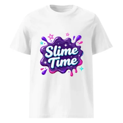 Slime Time Unisex Organic Cotton T-Shirt - Fun Graphic Tee