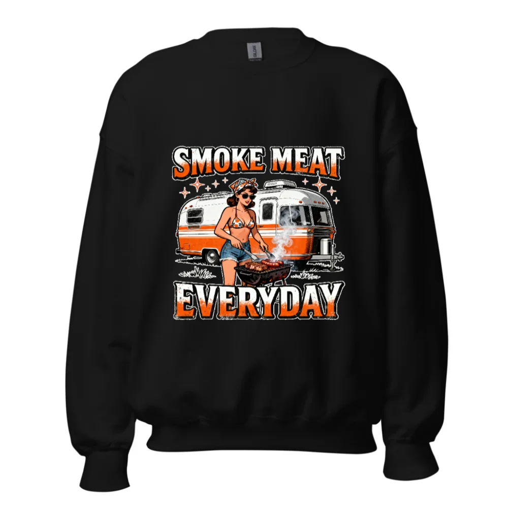 Smoke Meat Everyday Unisex Crewneck Sweatshirt