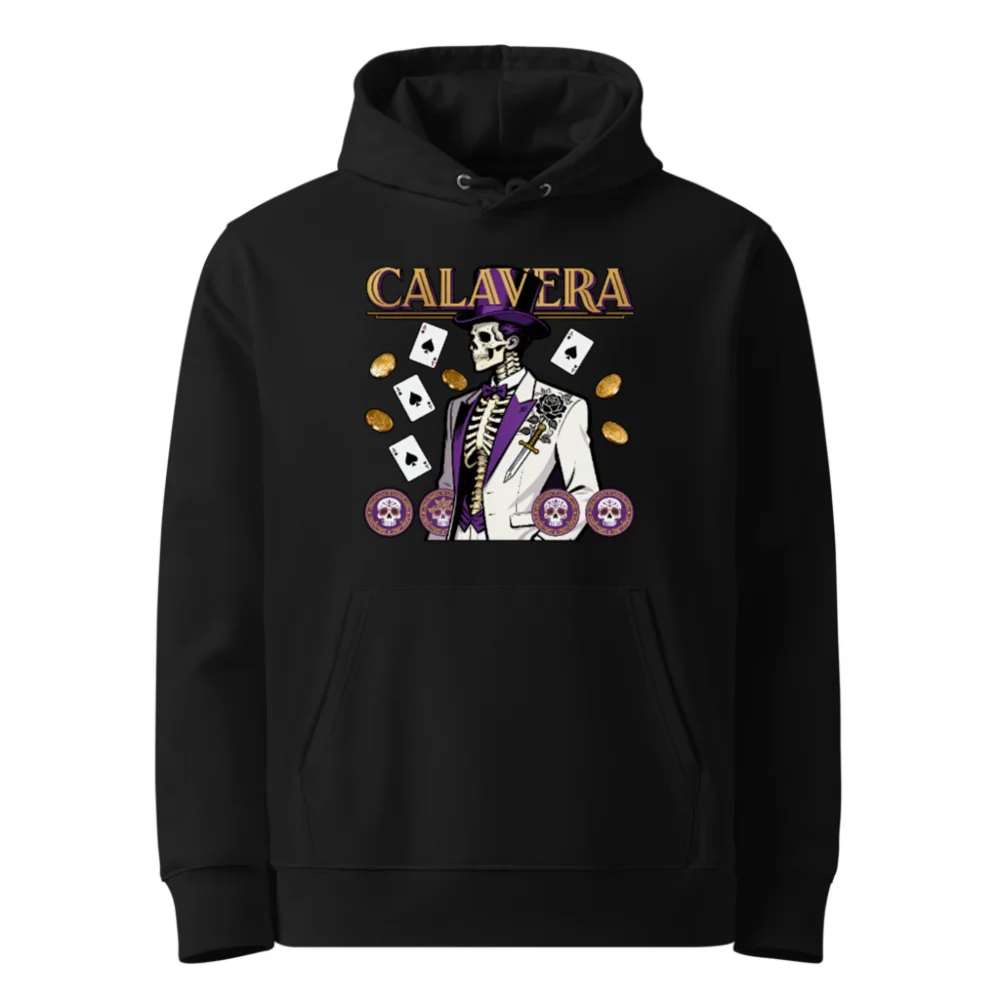 Calavera Skeleton Hoodie - Unisex Eco-Friendly Pullover