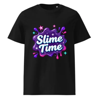 Slime Time Unisex Organic Cotton T-Shirt - Fun Graphic Tee