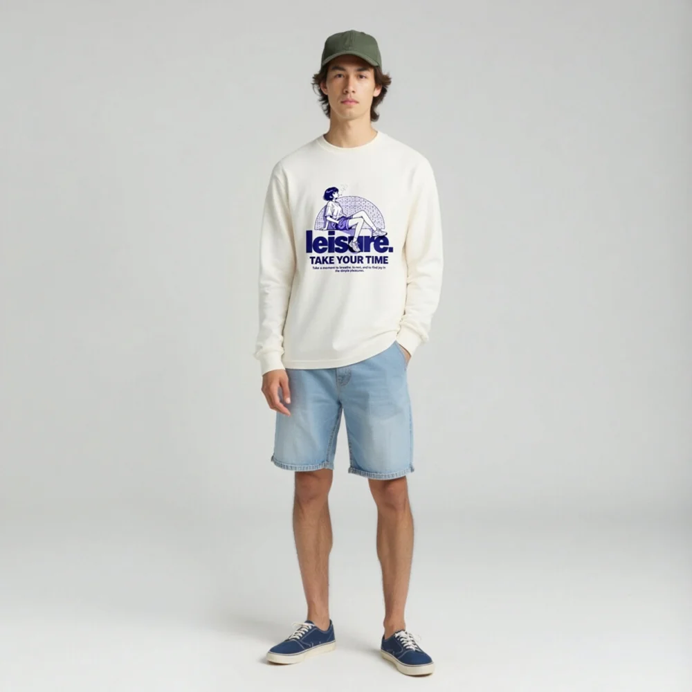 Leisure Take Your Time Unisex Long Sleeve Tee - Image 3
