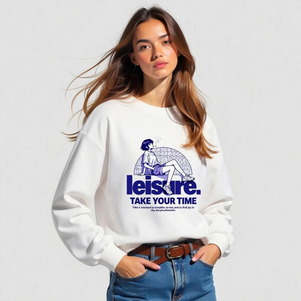 Leisure Take Your Time Unisex Long Sleeve Tee - Image 5