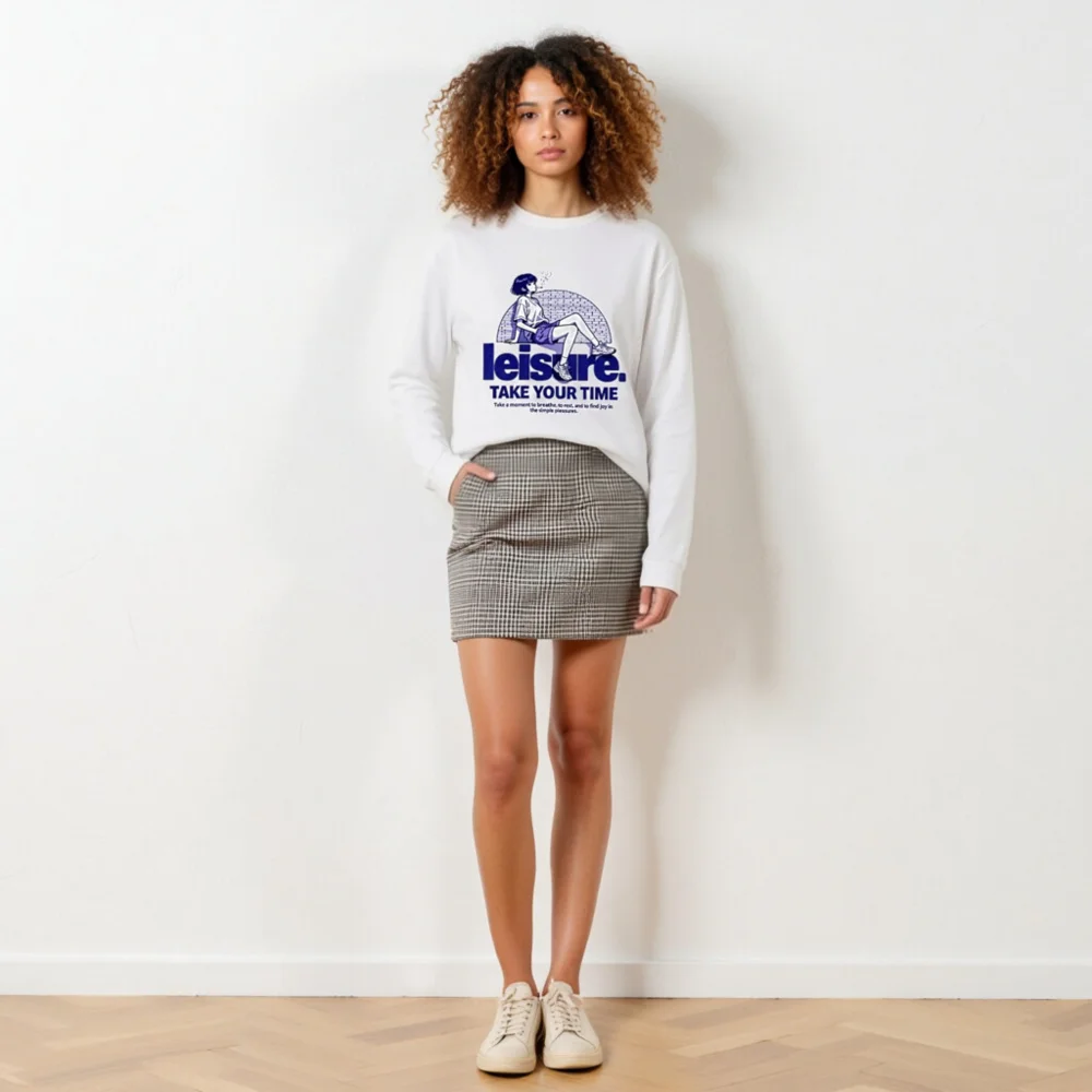 Leisure Take Your Time Unisex Long Sleeve Tee - Image 6