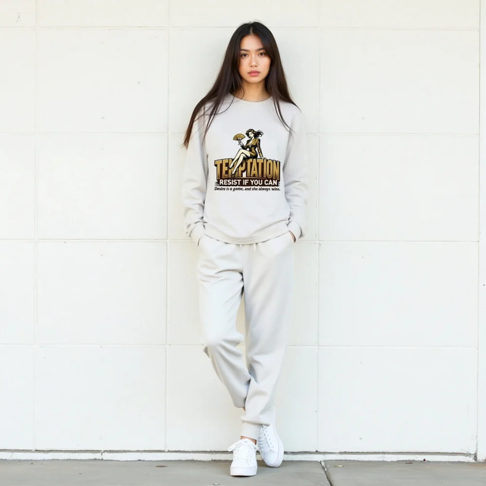 Temptation Resist If You Can Unisex Long Sleeve T-Shirt - Image 9