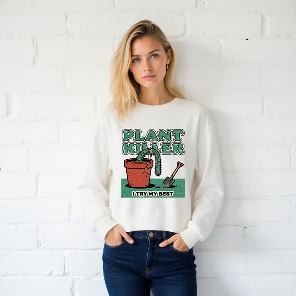 Plant Killer Long Sleeve Tee - Funny Gardening Shirt for Men & Women - Image 2