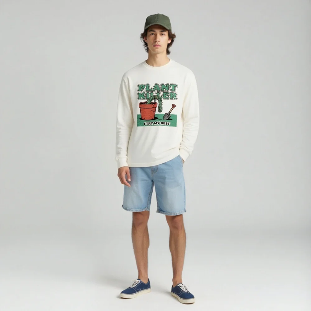 Plant Killer Long Sleeve Tee - Funny Gardening Shirt for Men & Women - Image 3