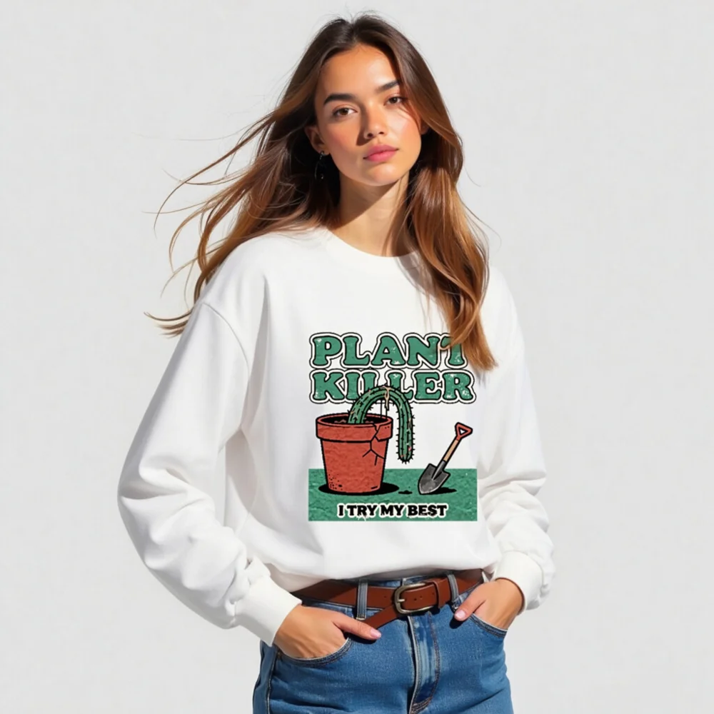 Plant Killer Long Sleeve Tee - Funny Gardening Shirt for Men & Women - Image 5