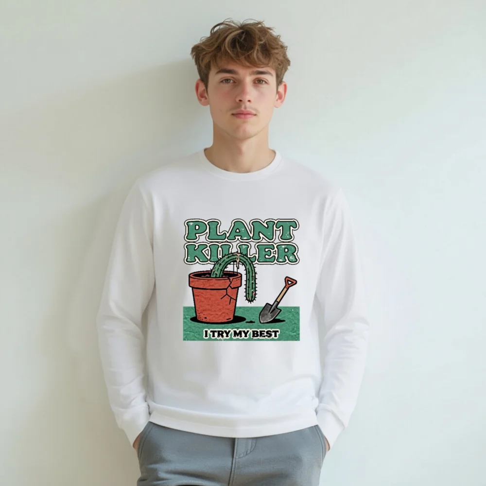 Plant Killer Long Sleeve Tee - Funny Gardening Shirt for Men & Women - Image 8