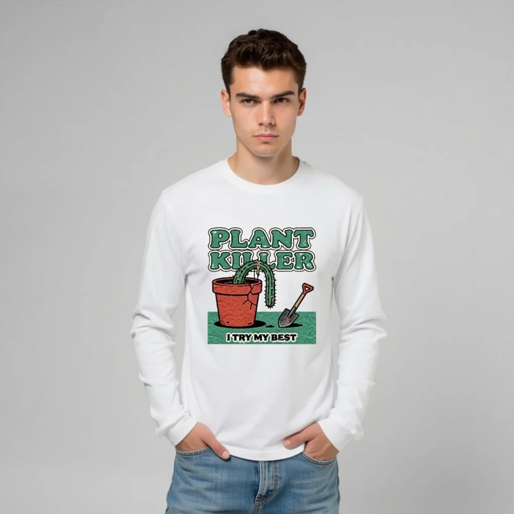 Plant Killer Long Sleeve Tee - Funny Gardening Shirt for Men & Women - Image 10