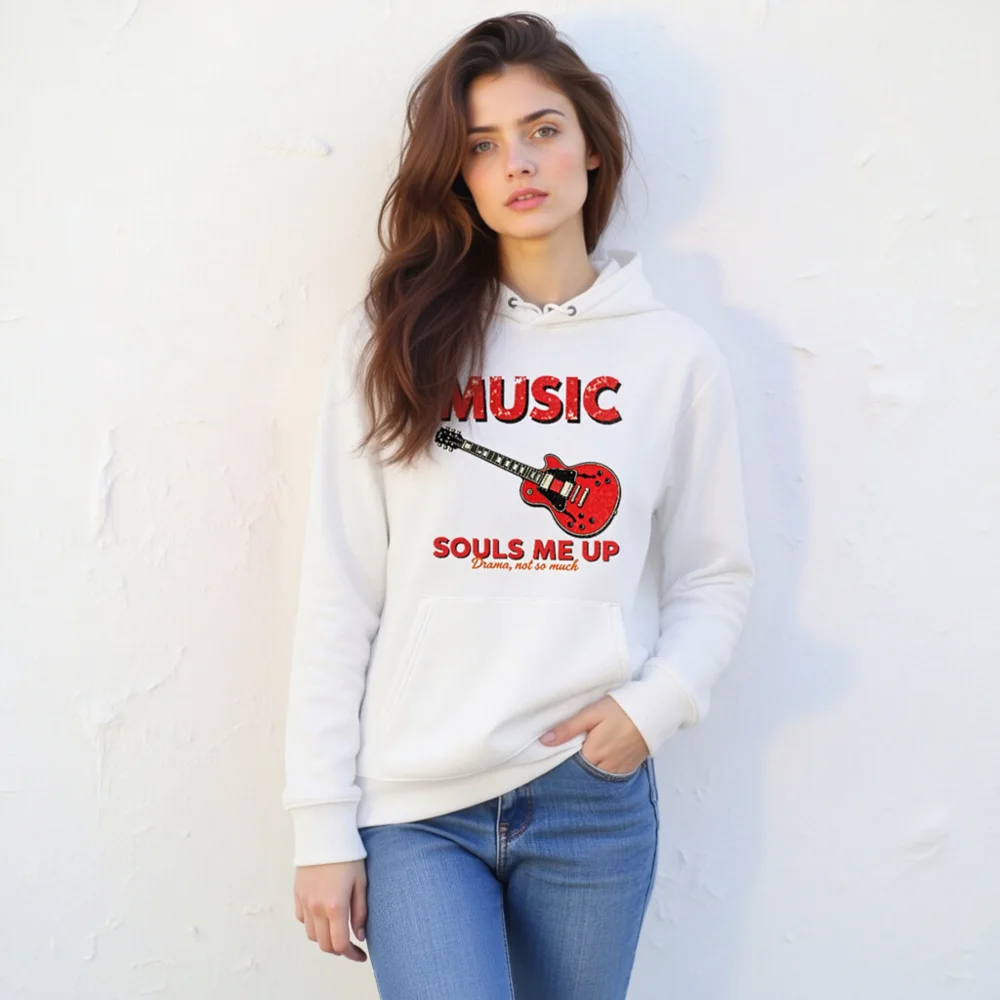 Music Souls Me Up Hoodie – Unisex Eco-Friendly Pullover - Image 11