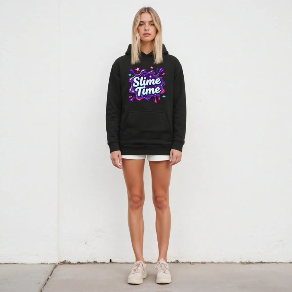 Slime Time Unisex Premium Pullover Hoodie - Soft & Stylish - Image 5