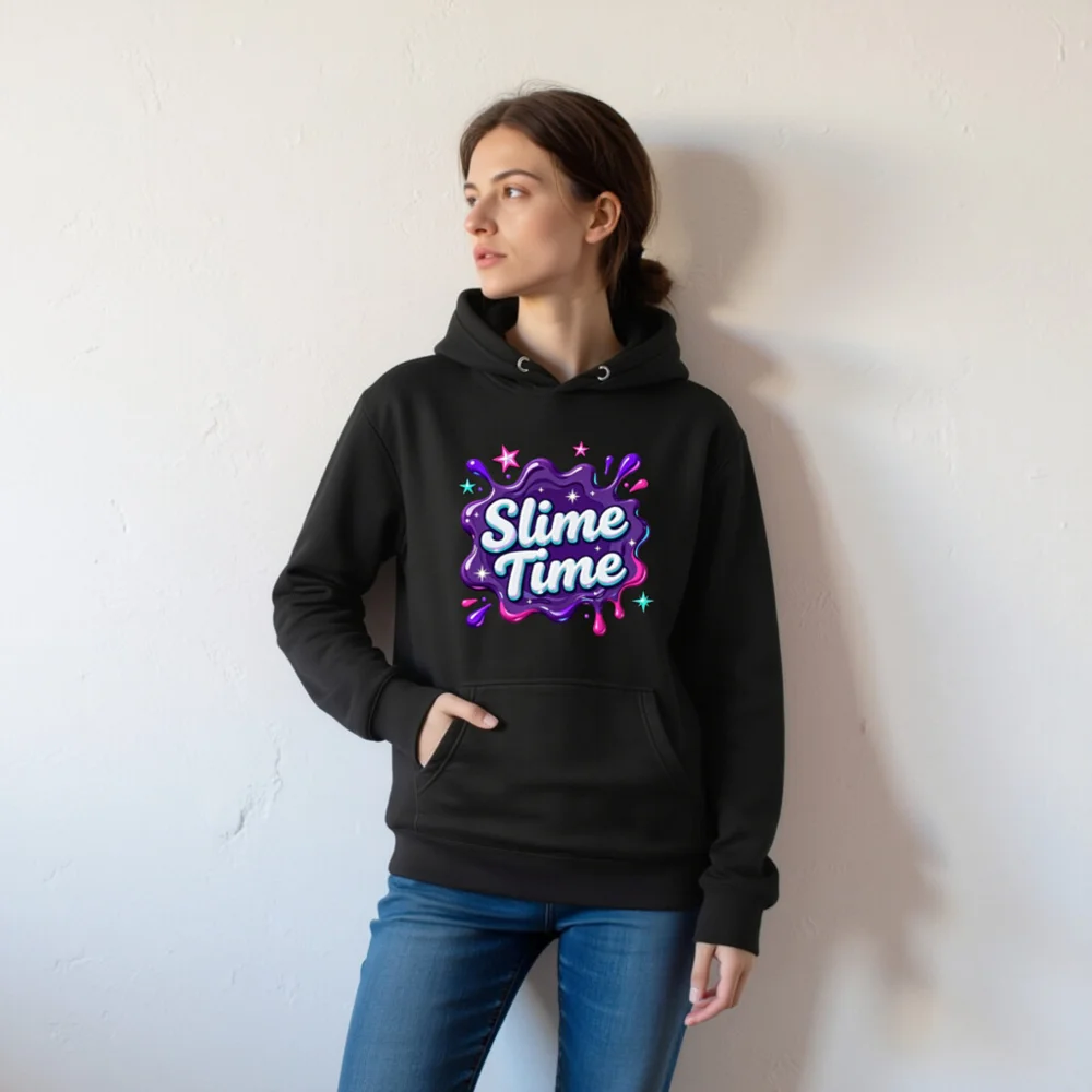 Slime Time Unisex Premium Pullover Hoodie - Soft & Stylish - Image 6