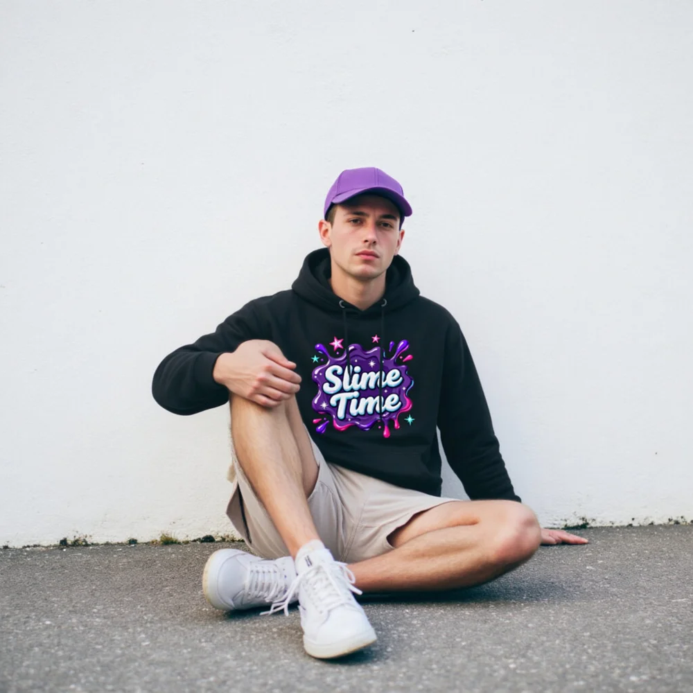 Slime Time Unisex Premium Pullover Hoodie - Soft & Stylish - Image 8