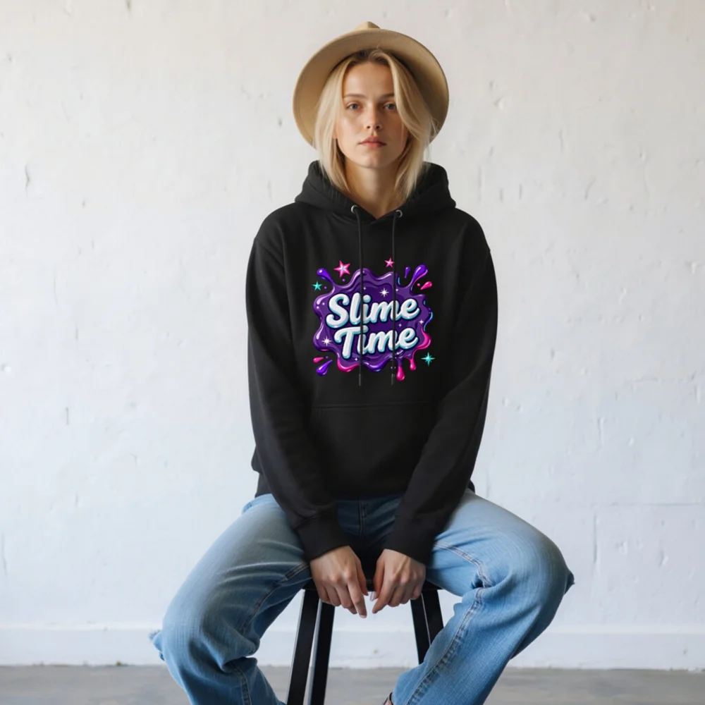 Slime Time Unisex Premium Pullover Hoodie - Soft & Stylish - Image 9