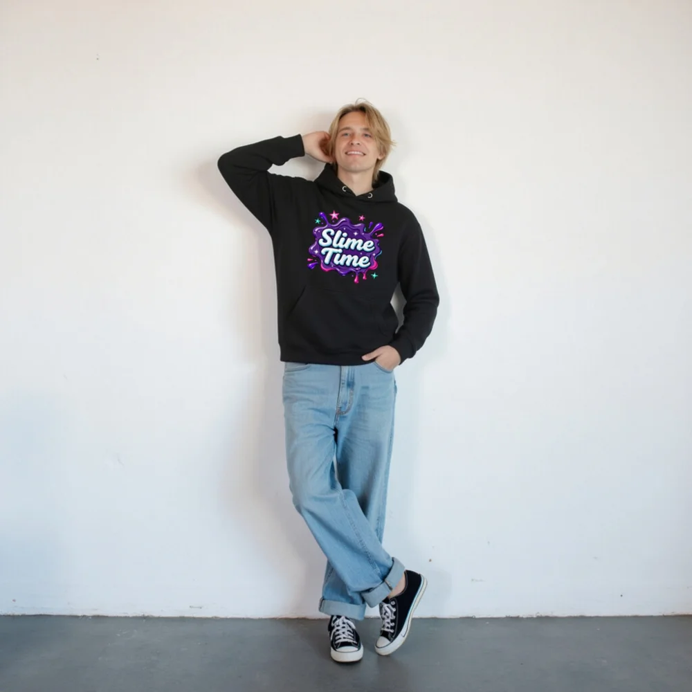 Slime Time Unisex Premium Pullover Hoodie - Soft & Stylish - Image 10