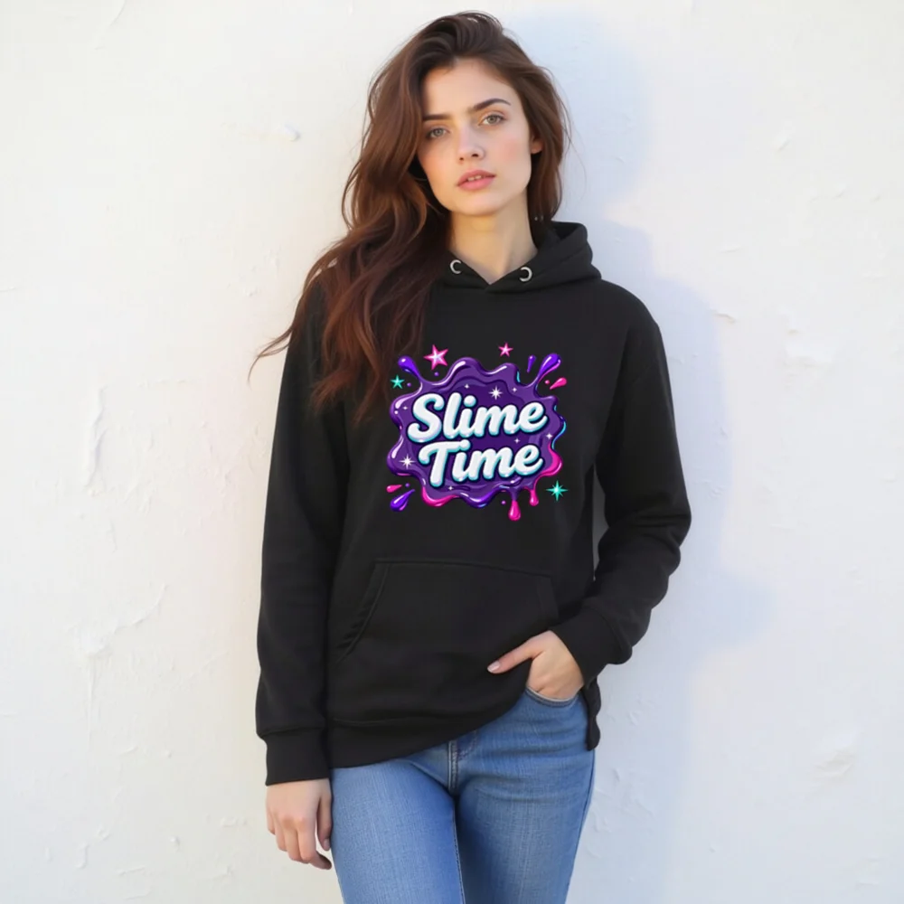Slime Time Unisex Premium Pullover Hoodie - Soft & Stylish - Image 11
