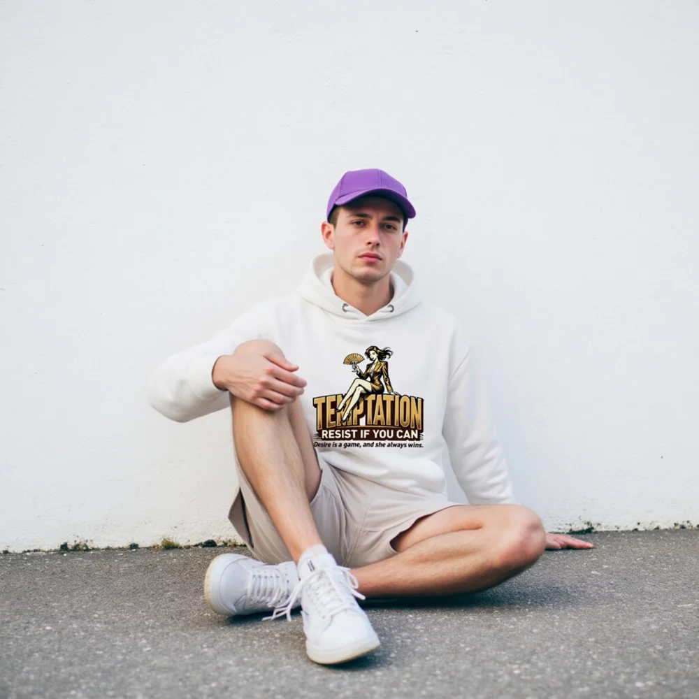 Temptation Resist If You Can Hoodie – Unisex Premium Pullover - Image 8