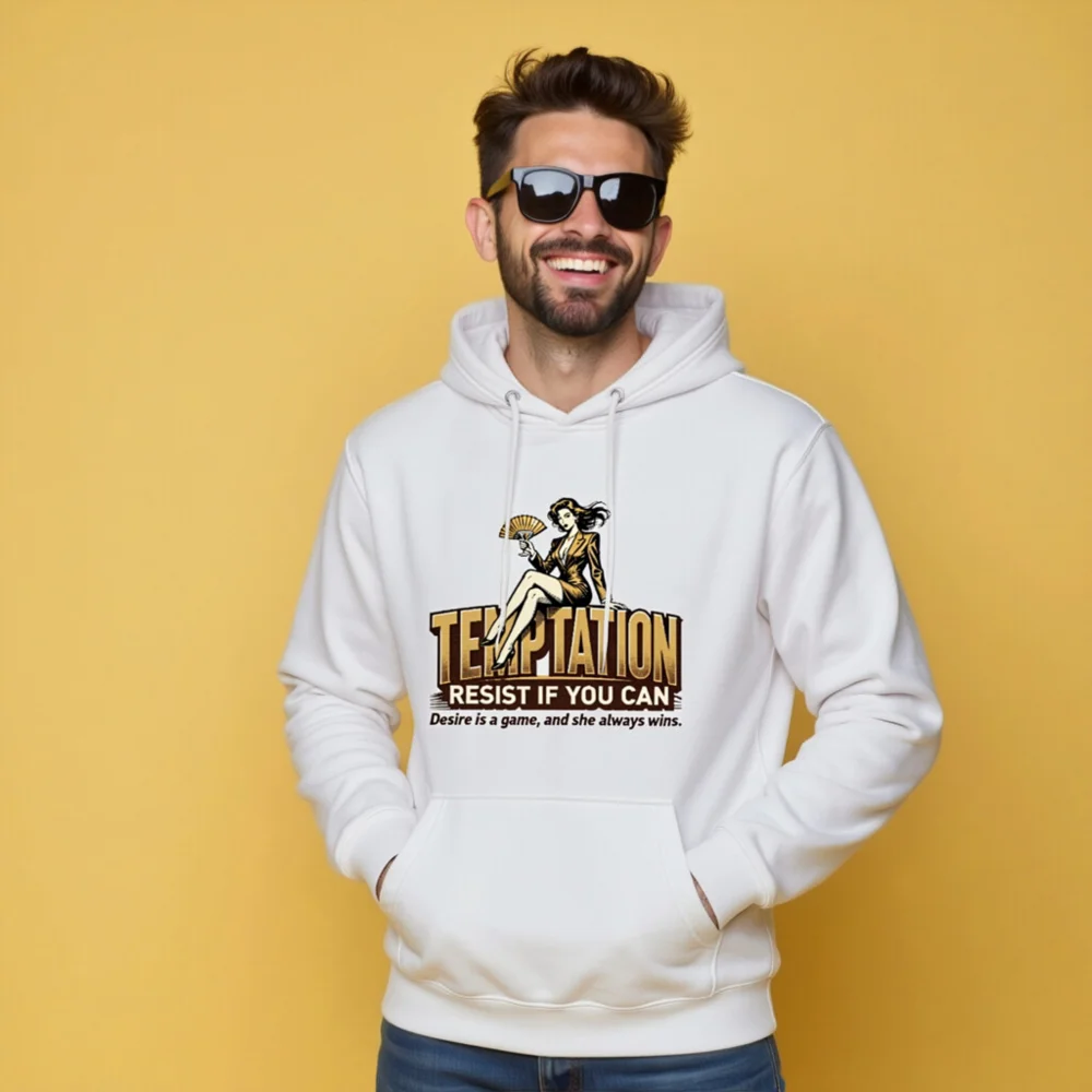 Temptation Resist If You Can Hoodie – Unisex Premium Pullover - Image 10
