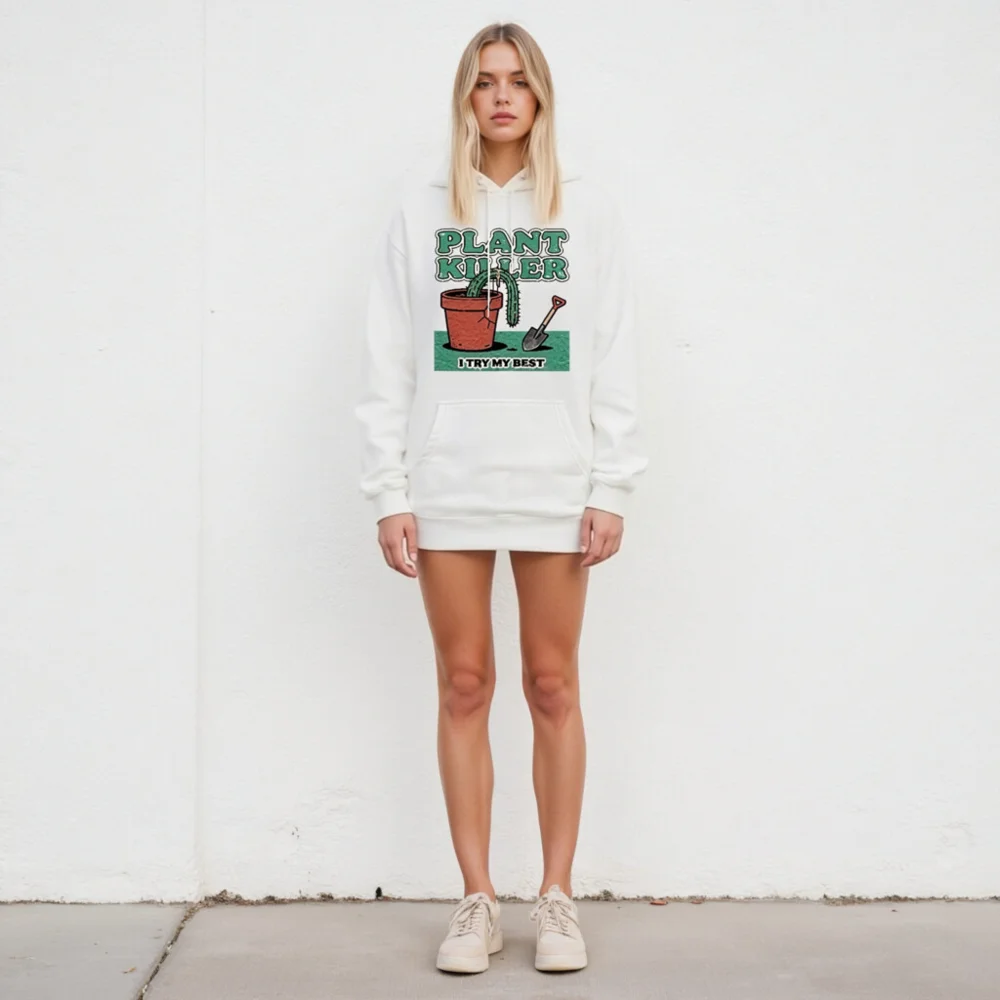 Plant Killer Hoodie – Unisex Premium Pullover Sweatshirt - Image 5