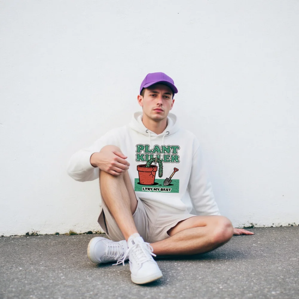 Plant Killer Hoodie – Unisex Premium Pullover Sweatshirt - Image 8