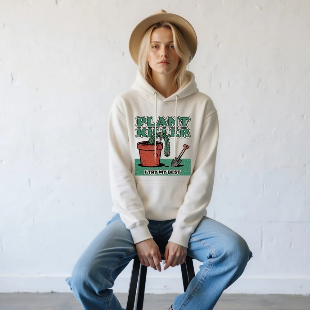 Plant Killer Hoodie – Unisex Premium Pullover Sweatshirt - Image 9