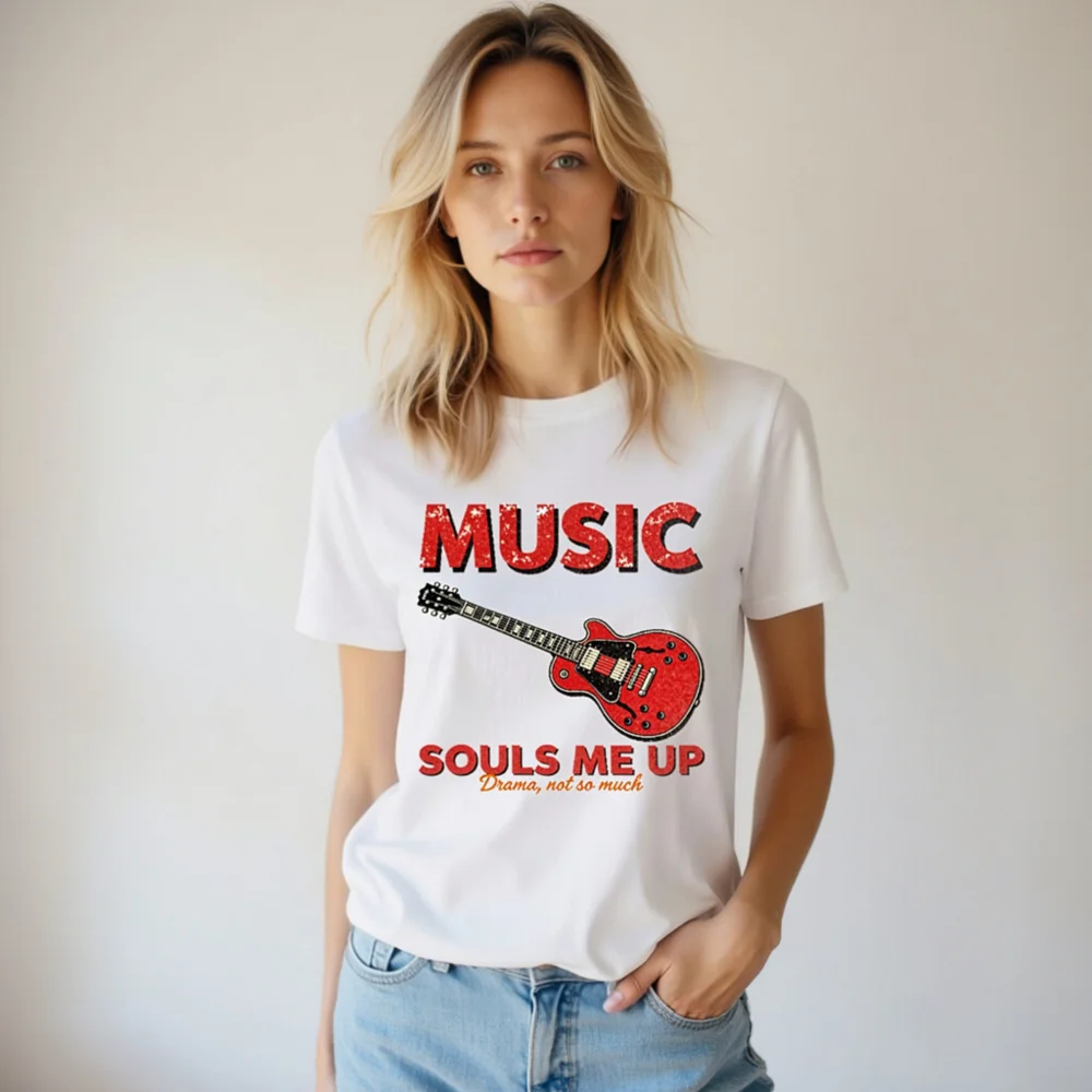 Music Souls Me Up T-Shirt – Unisex Organic Cotton Graphic Tee - Image 6