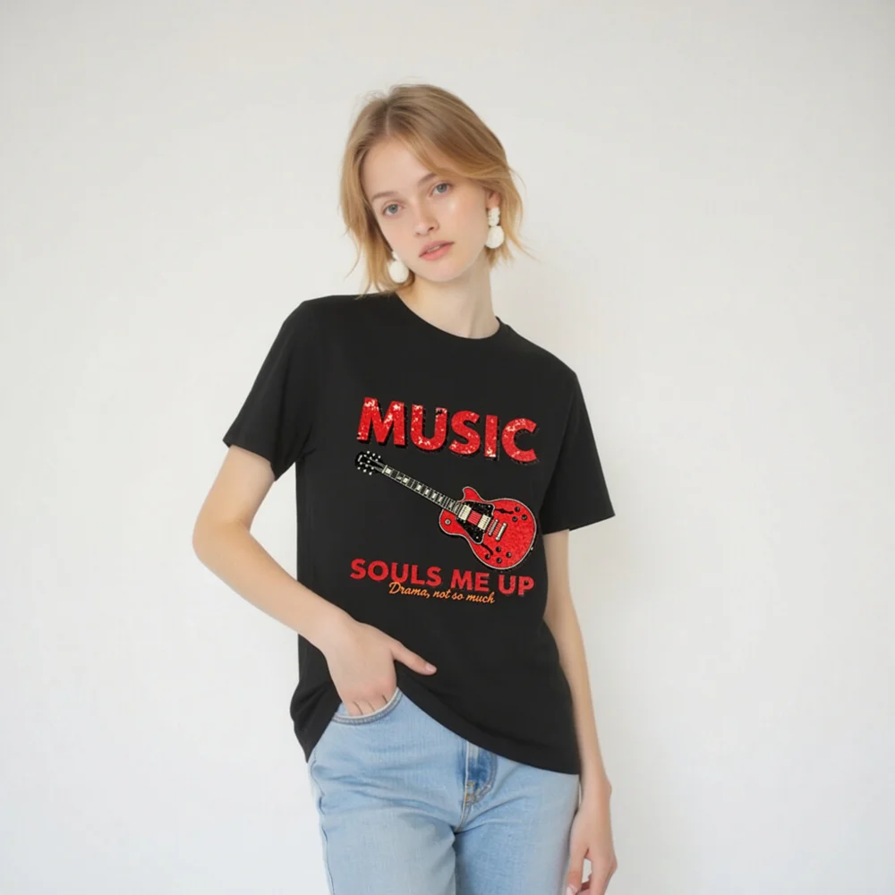 Music Souls Me Up T-Shirt – Unisex Organic Cotton Graphic Tee - Image 6