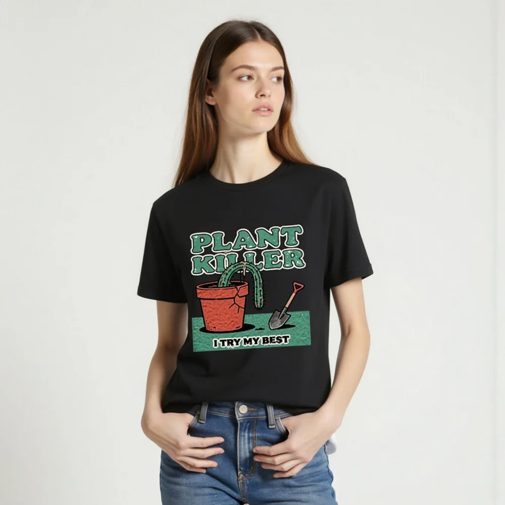 Plant Killer T-Shirt Unisex Funny Garden Tee - Image 2