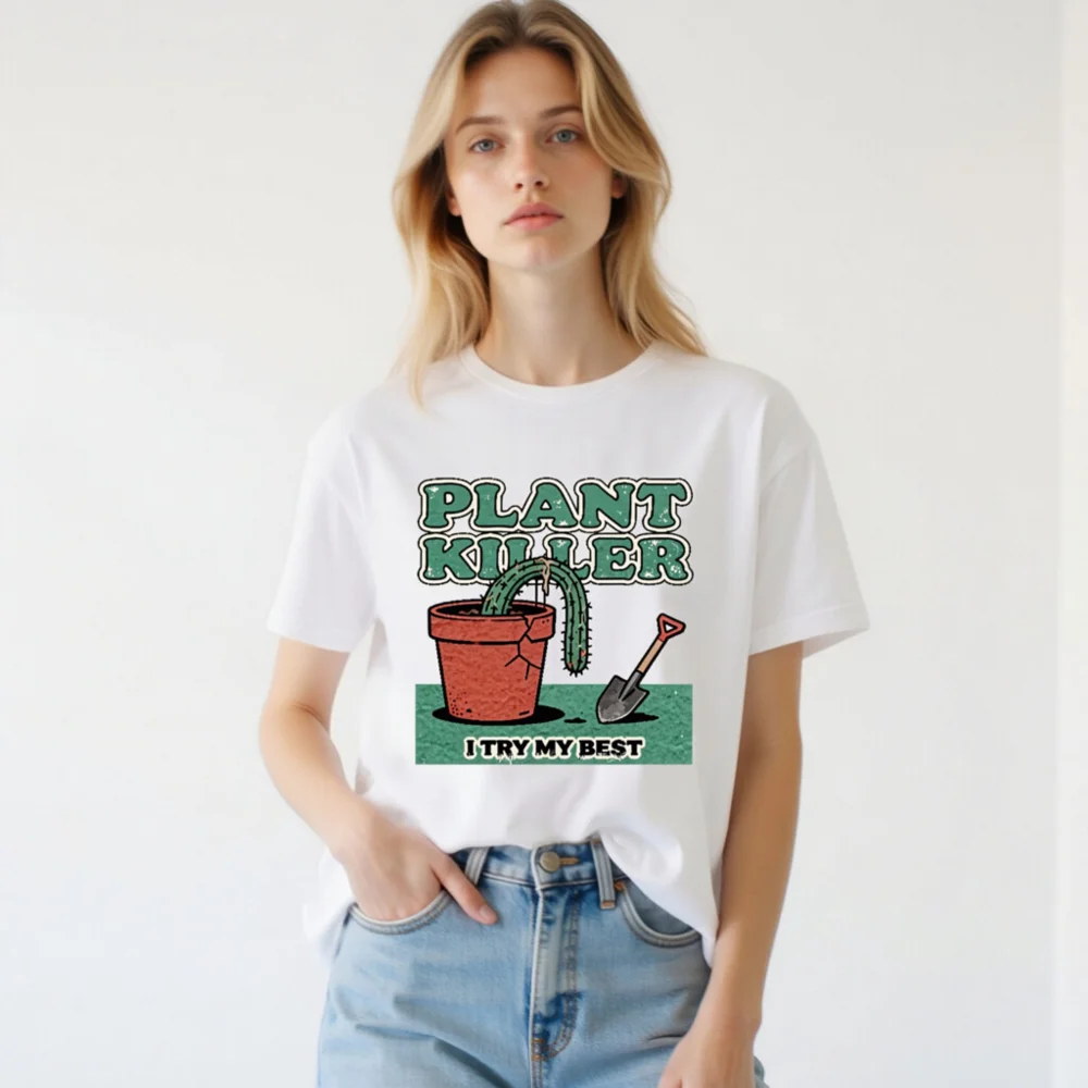 Plant Killer T-Shirt – Unisex Funny Graphic Tee for Gardeners - Image 3