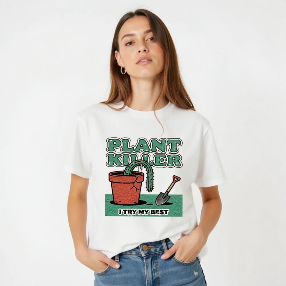Plant Killer T-Shirt – Unisex Funny Graphic Tee for Gardeners - Image 5