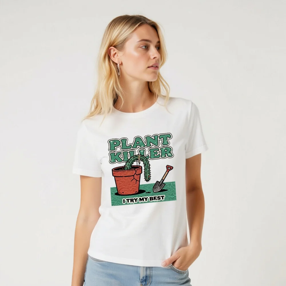 Plant Killer T-Shirt – Unisex Funny Graphic Tee for Gardeners - Image 9