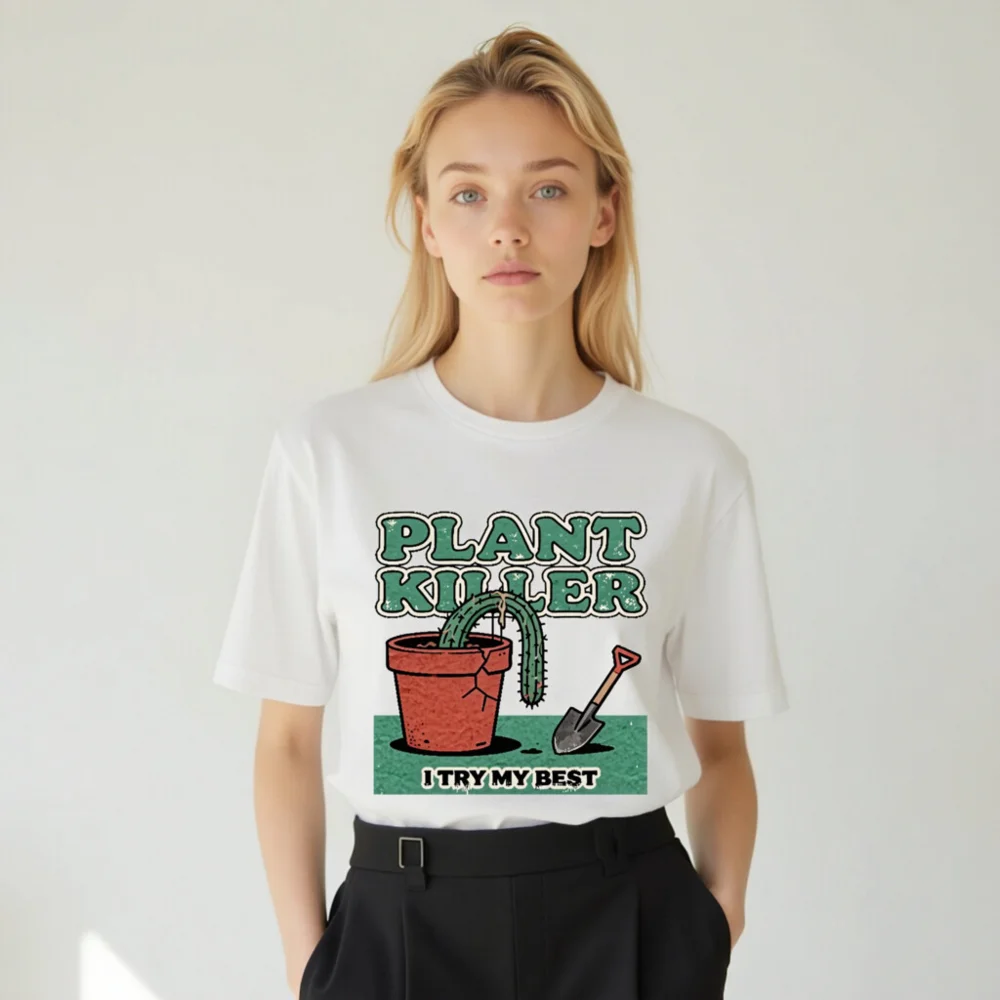 Plant Killer T-Shirt – Unisex Funny Graphic Tee for Gardeners - Image 10