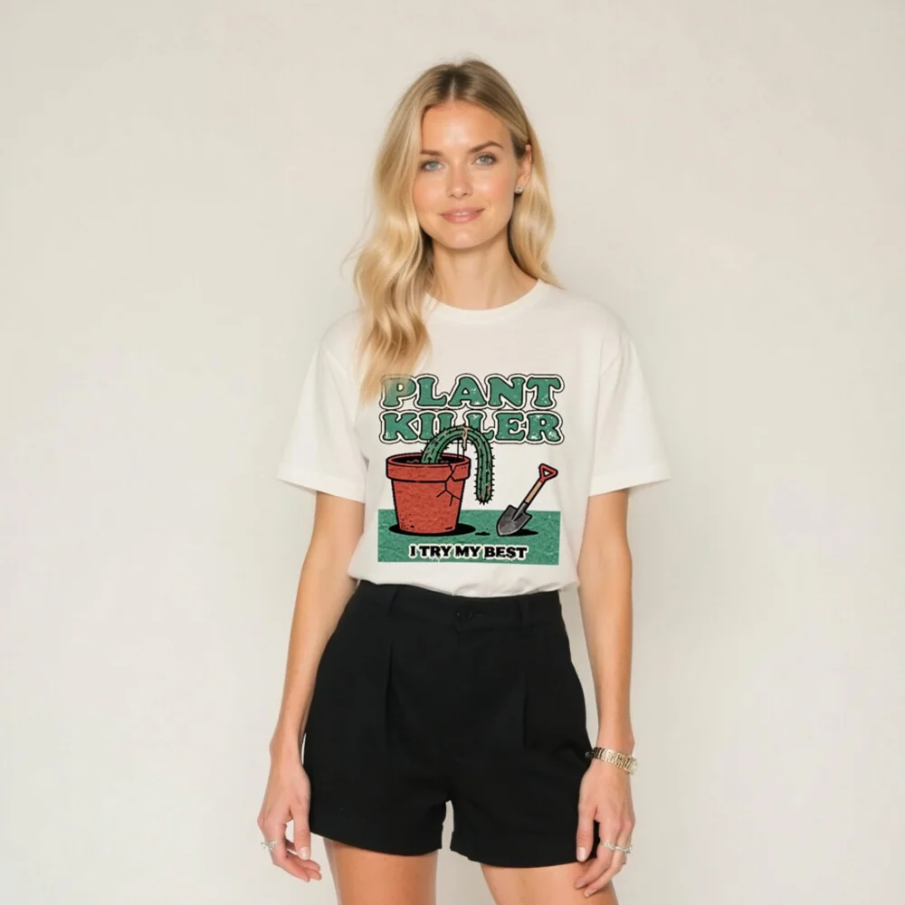 Plant Killer T-Shirt – Unisex Funny Graphic Tee for Gardeners - Image 11